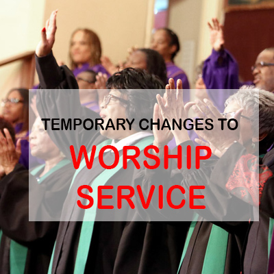 Temporary Changes to Order of Service